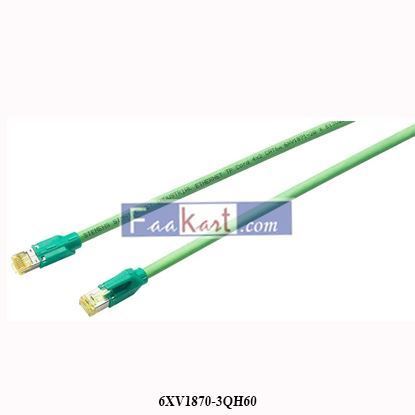 Picture of 6XV1870-3QH60 SIEMENS Industrial Ethernet TP Cord RJ45/RJ45, CAT 6A, TP cable 4x2