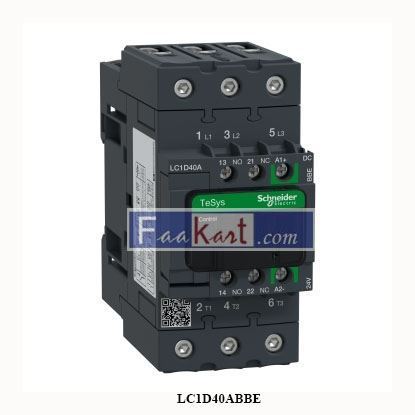 Picture of LC1D40ABBE  SCHNEIDER   CONTACTOR