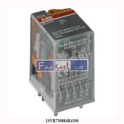 Picture of 1SVR405613R7000 ABB Pluggable interface relay CR-M110AC4