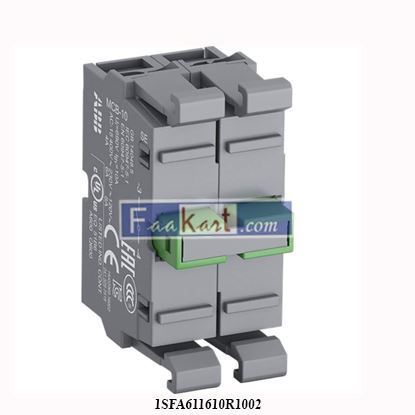 Picture of 1SFA611610R1002 ABB Modular Series Contact Block, 2NO MCB-20