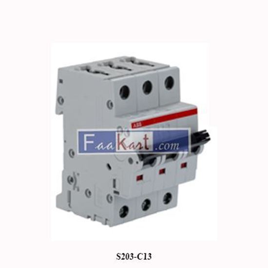 Picture of 2CDS253001R0134 ABB Miniature Circuit Breaker -  S203-C13