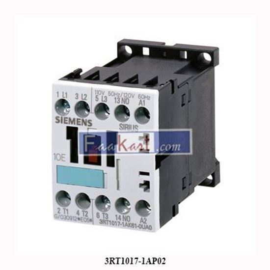 Picture of 3RT1017-1AP02 SIEMENS Power contactor