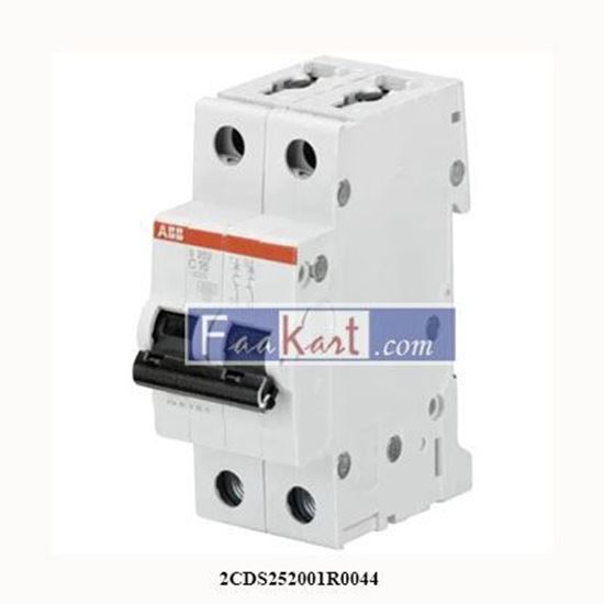 Picture of 2CDS252001R0044   S200 - 2P - C  Miniature Circuit Breaker