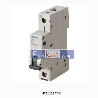 Picture of 5SL6106-7CC   SIEMENS   Miniature circuit breaker