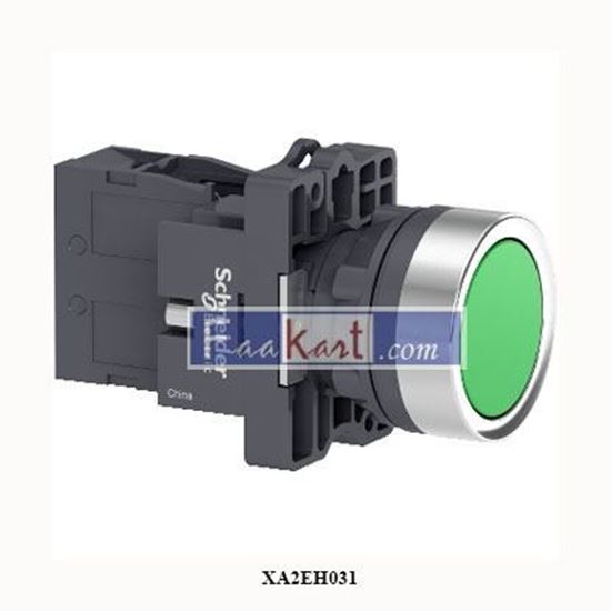 Picture of XA2EH031  SCHNEIDER   round green push-button