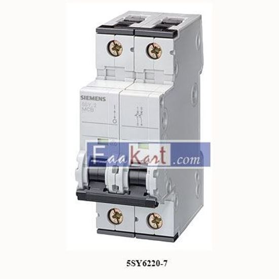 Picture of 5SY62207  SIEMENS   Miniature circuit breaker