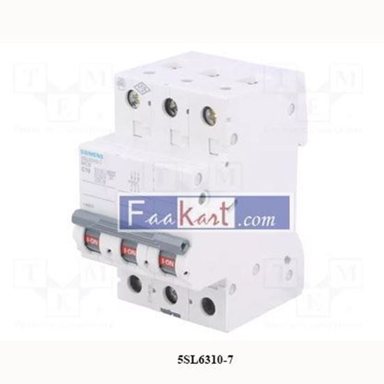 Picture of 5SL6310-7   SIEMENS   Miniature circuit breaker