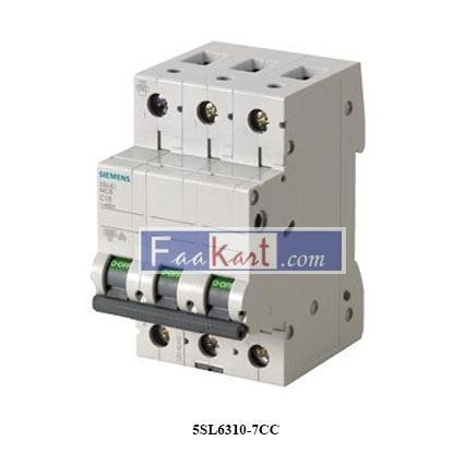 Picture of 5SL6310-7CC   SIEMENS   Miniature circuit breaker