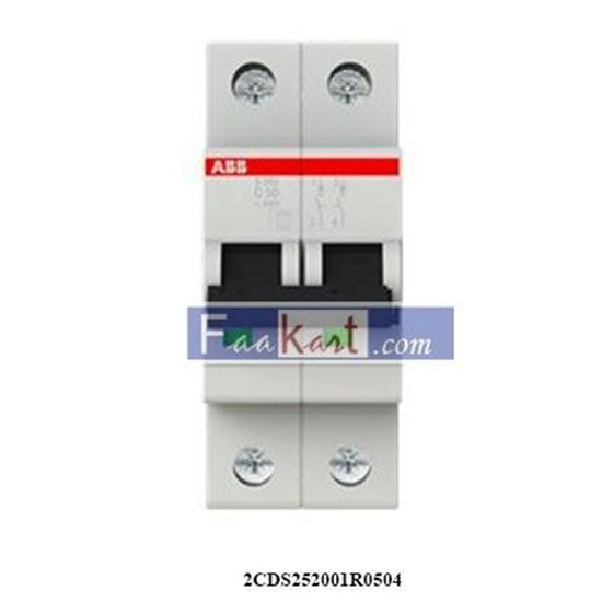 Picture of S202-C50   2CDS252001R0504  ABB  Miniature Circuit Breaker