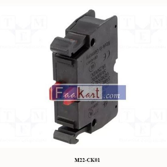 Picture of M22-CK01  216385  EATON MOELLER   pushbutton contact block