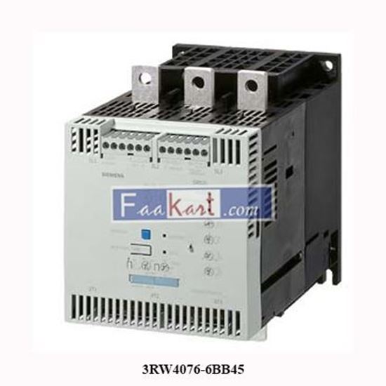 Picture of 3RW4076-6BB45 SIEMENS SIRIUS soft starter S12 432 A, 315 kW/500 V