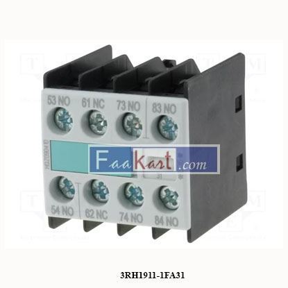 Picture of 3RH1911-1FA31  SIEMENS  Auxiliary switch block