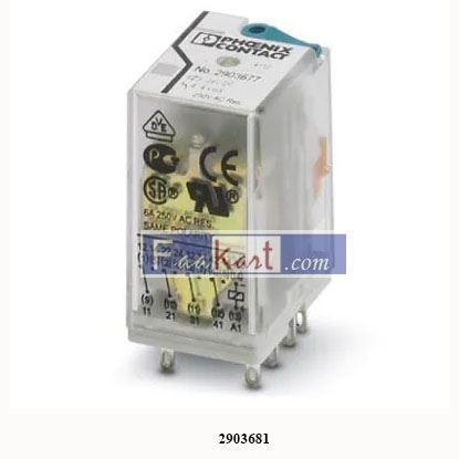 Picture of REL-IR4/LDP-125DC/4X21  2903681  PHOENIX CONTACT  PLUG-IN INDUSTRIAL RELAY