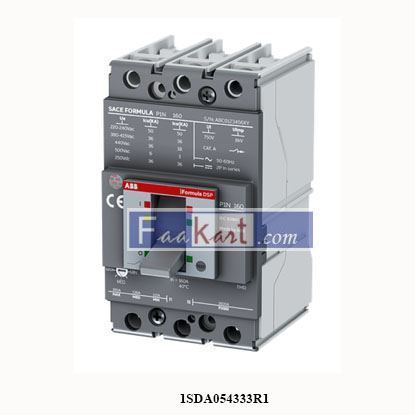 Picture of 1SDA054333R1    T5S 400 PR221DS-LS/I In=400 3p F F  ABB   CIRCUIT BREAKER