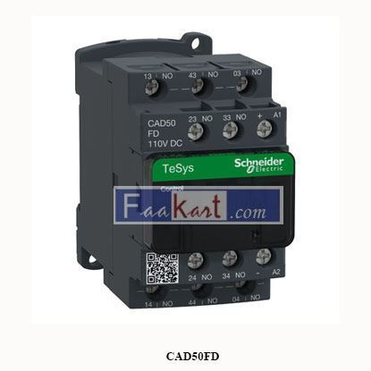 Picture of CAD50FD  SCHNEIDER  TeSys D control relay