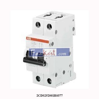 Picture of 2CDS252001R0377 ABB  Miniature Circuit Breaker   S202-K6