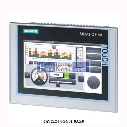 Picture of 6AV2124-0GC01-0AX0 - Siemens Touch Screen HMI Panel