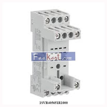 Picture of 1SVR405651R1000 ABB  CR-M2SS Standard socket for 2c/o CR-M relay